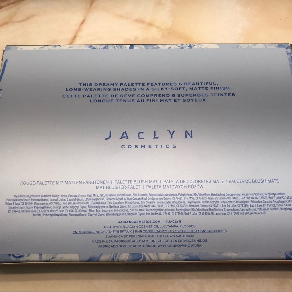 Jaclyn Cosmetics ~ ‘ROUGE AFFAIR’ Matte Blush Palette w/ Box ~ Full Size 28.8 g - Picture 11 of 16